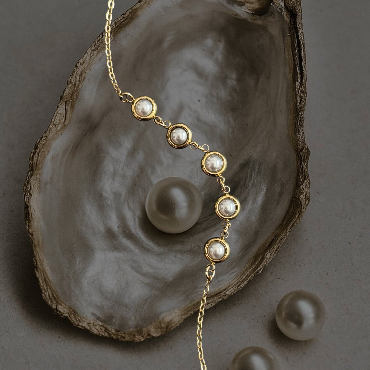Five Pearl Bracelet
