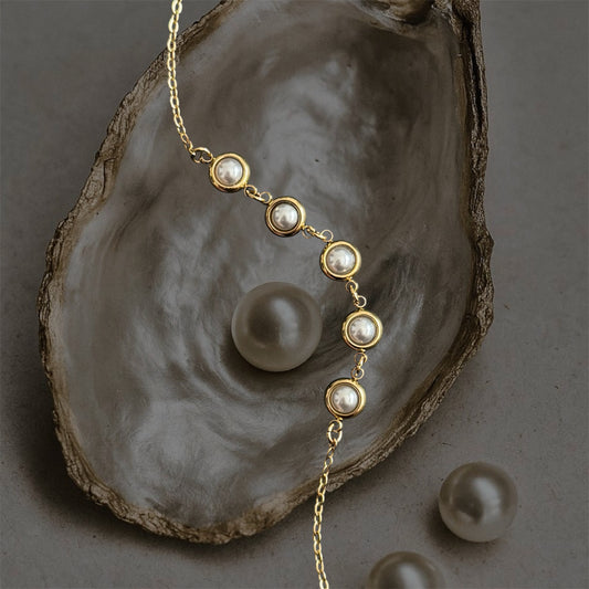 Five Pearl Bracelet