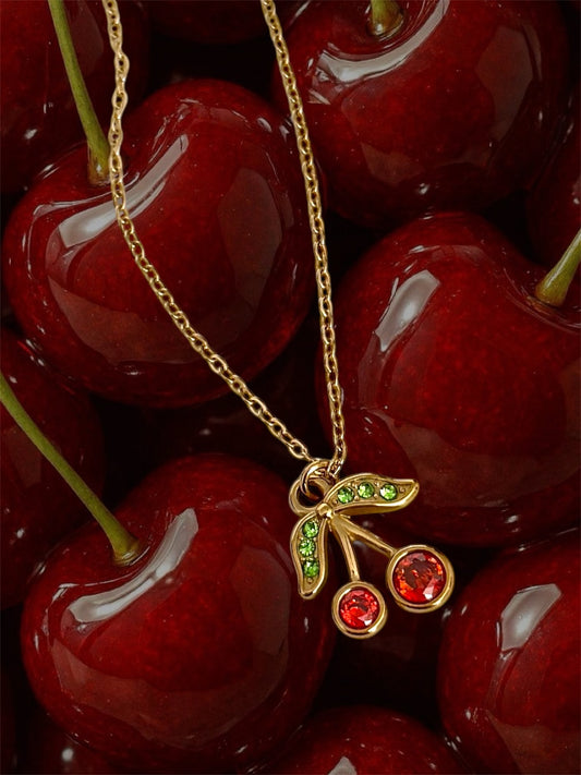 Red Cherry Necklace