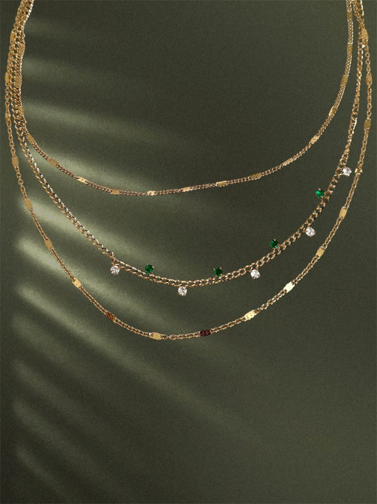 Three Layer Chain Necklace