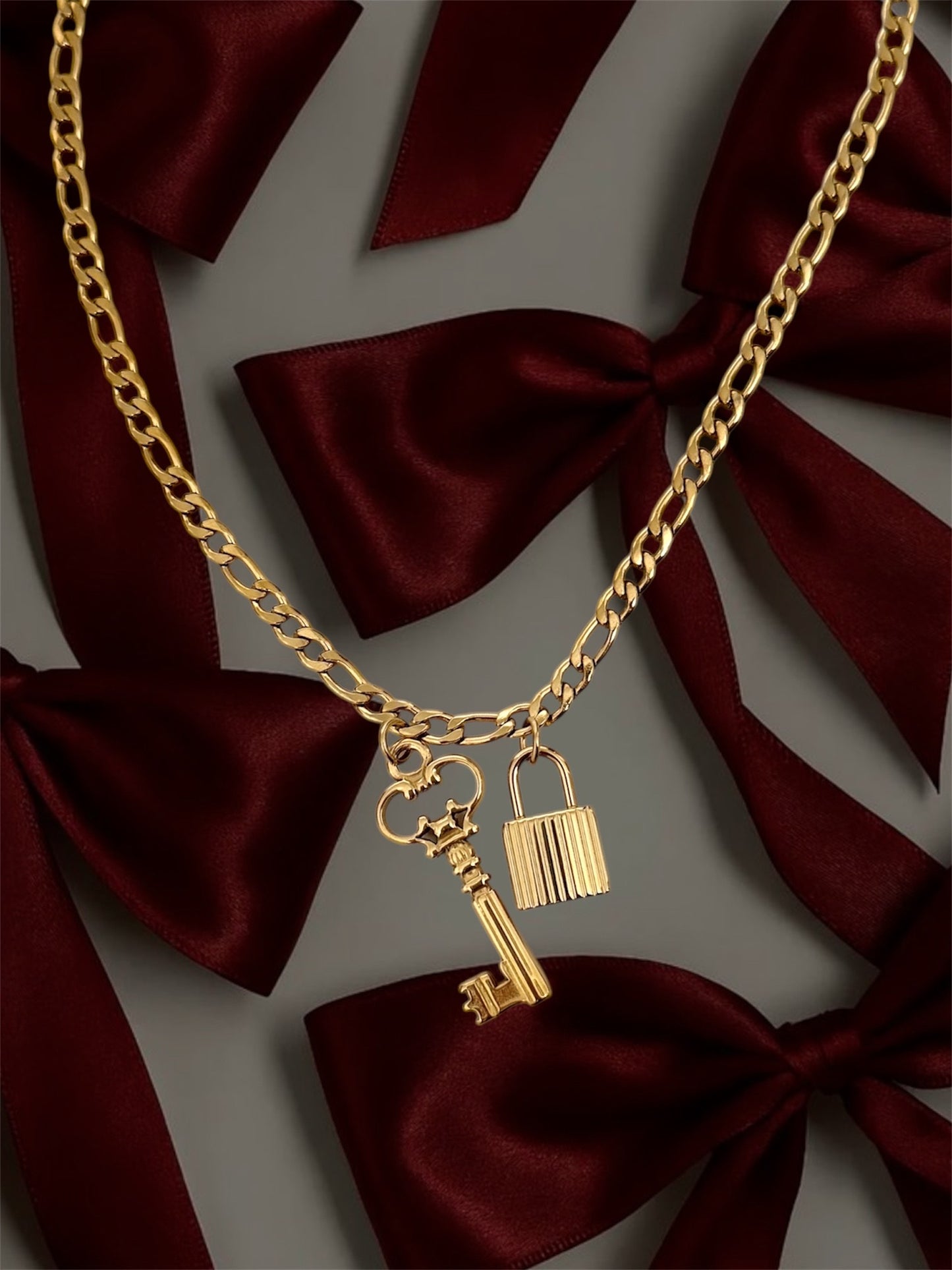 Lock and Key Necklace