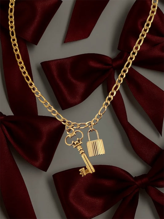 Lock and Key Necklace